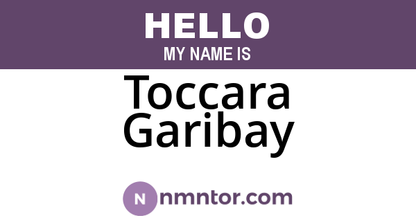 Toccara Garibay