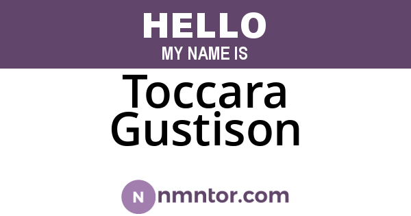Toccara Gustison