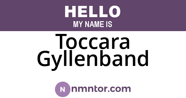 Toccara Gyllenband