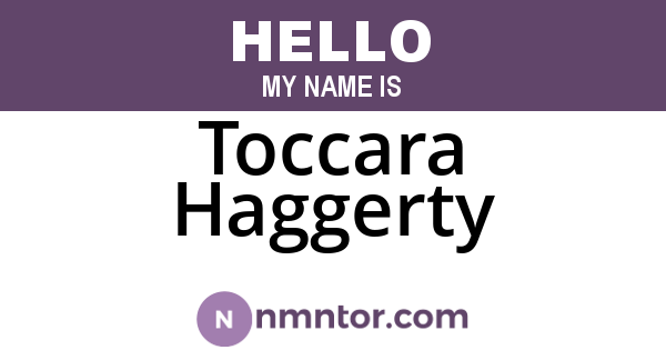 Toccara Haggerty