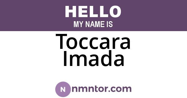 Toccara Imada