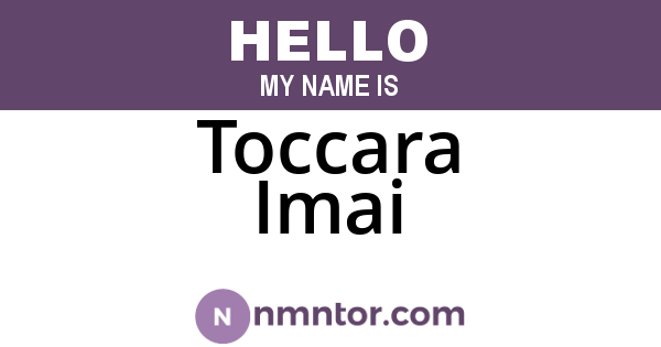 Toccara Imai