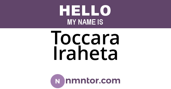 Toccara Iraheta