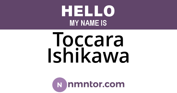 Toccara Ishikawa