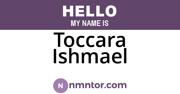 Toccara Ishmael