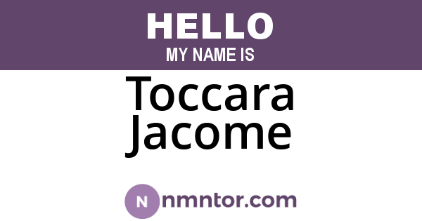 Toccara Jacome