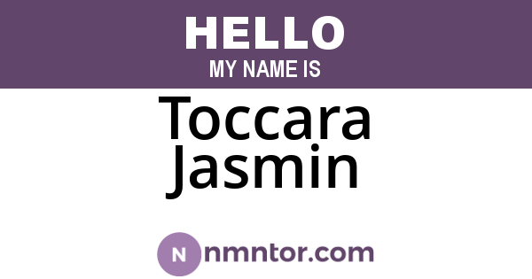 Toccara Jasmin