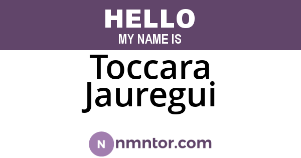 Toccara Jauregui