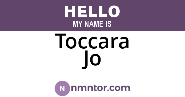 Toccara Jo