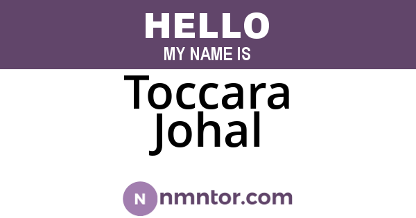 Toccara Johal