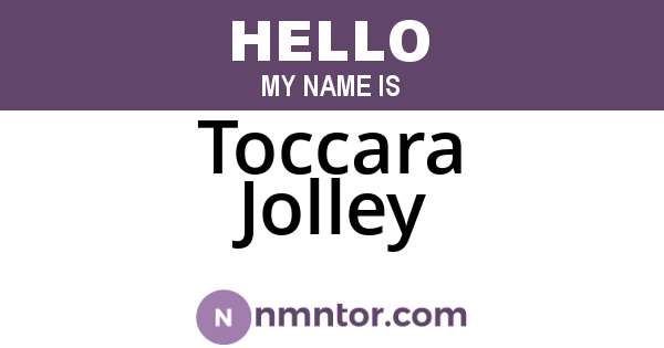 Toccara Jolley