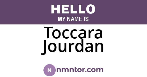 Toccara Jourdan