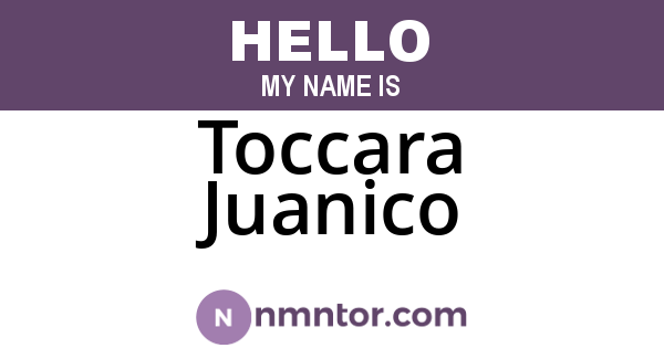 Toccara Juanico