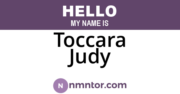 Toccara Judy