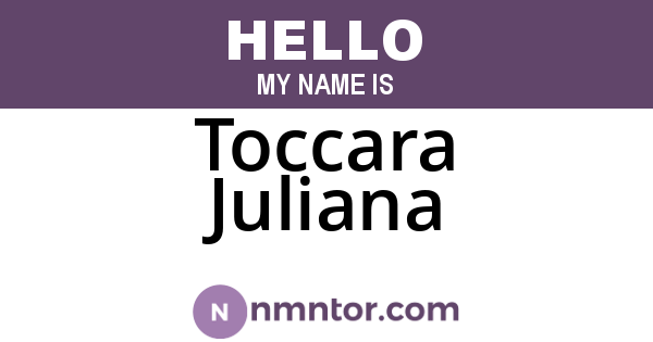 Toccara Juliana