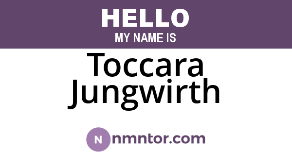 Toccara Jungwirth