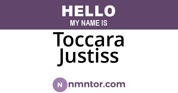 Toccara Justiss