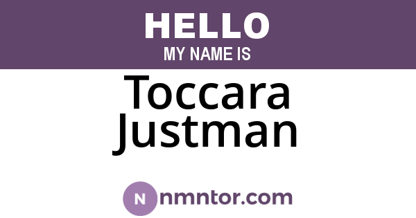 Toccara Justman