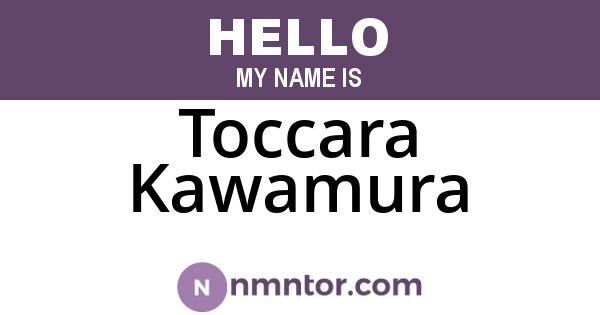 Toccara Kawamura