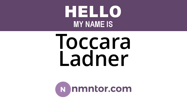 Toccara Ladner