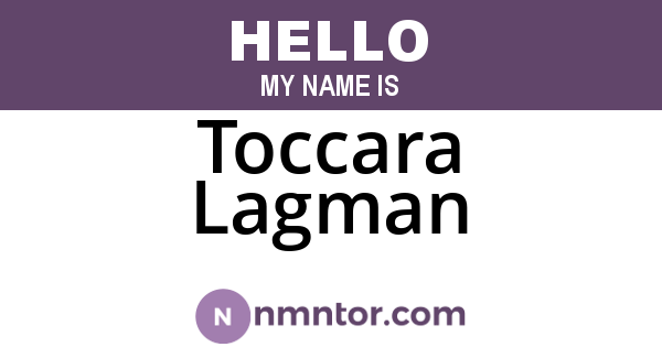 Toccara Lagman