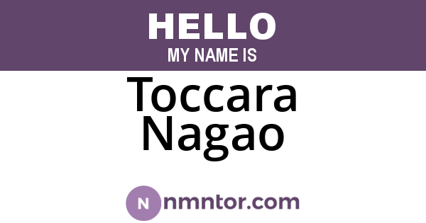 Toccara Nagao