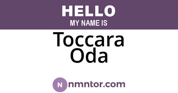 Toccara Oda