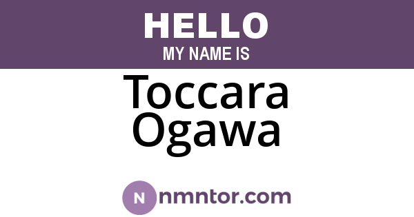 Toccara Ogawa