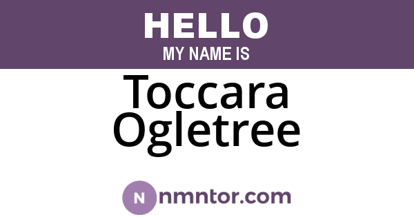 Toccara Ogletree