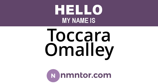 Toccara Omalley