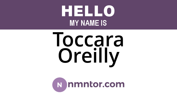 Toccara Oreilly