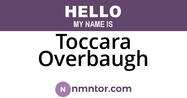 Toccara Overbaugh