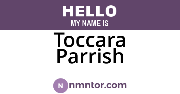 Toccara Parrish