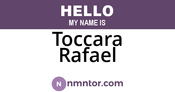 Toccara Rafael