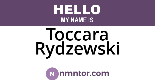 Toccara Rydzewski
