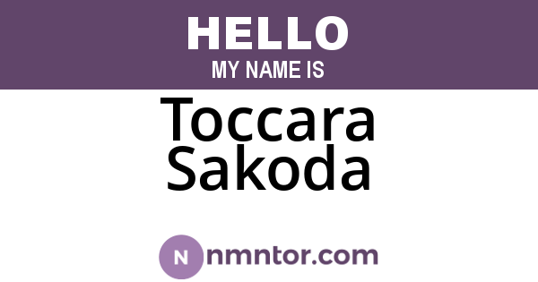 Toccara Sakoda