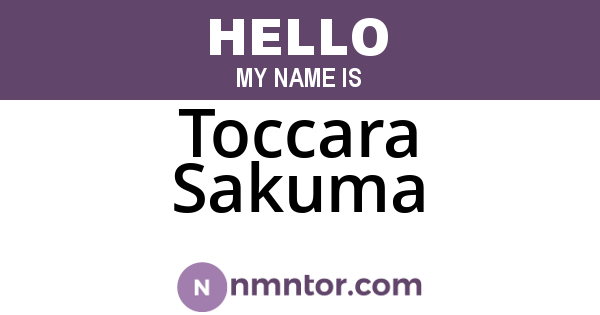 Toccara Sakuma