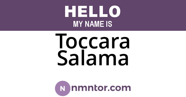 Toccara Salama