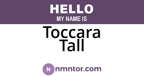 Toccara Tall