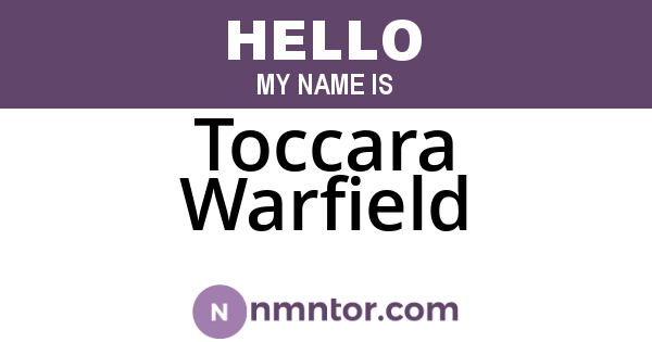 Toccara Warfield