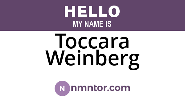 Toccara Weinberg