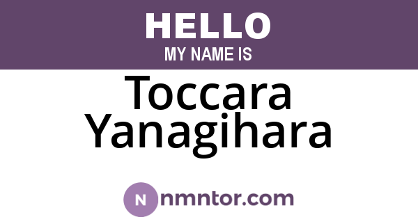 Toccara Yanagihara