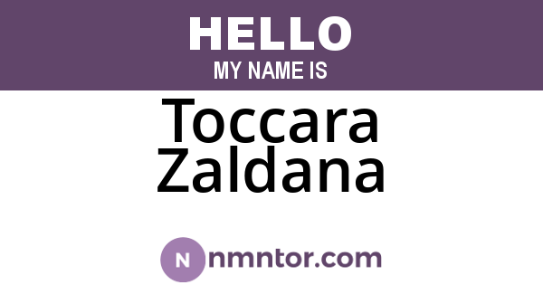 Toccara Zaldana