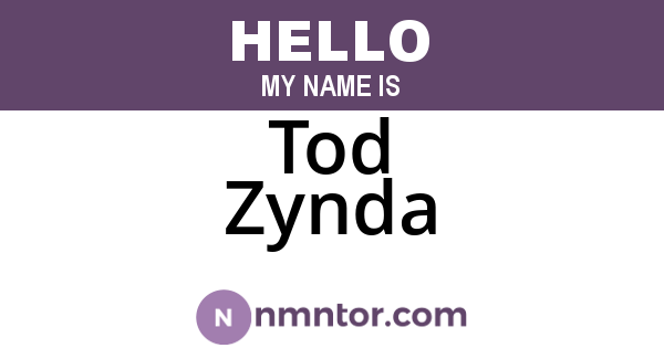 Tod Zynda