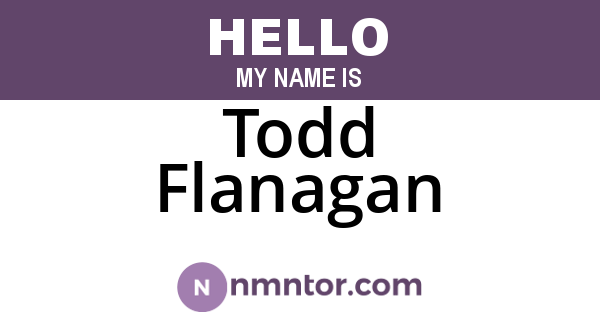 Todd Flanagan