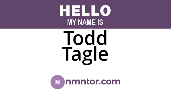 Todd Tagle