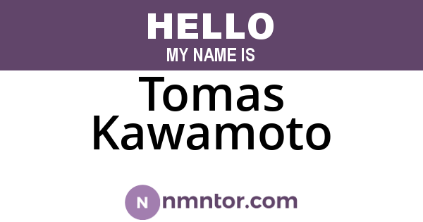 Tomas Kawamoto