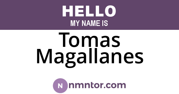 Tomas Magallanes
