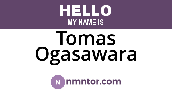 Tomas Ogasawara