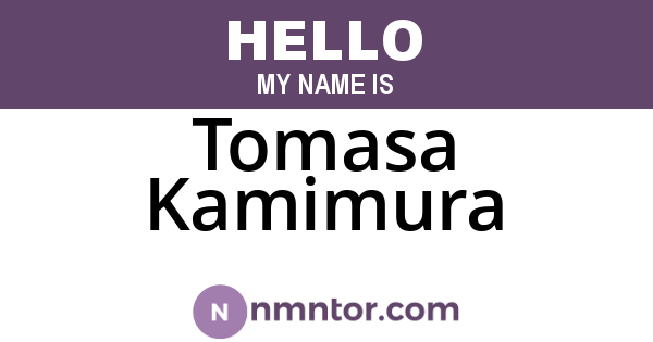Tomasa Kamimura